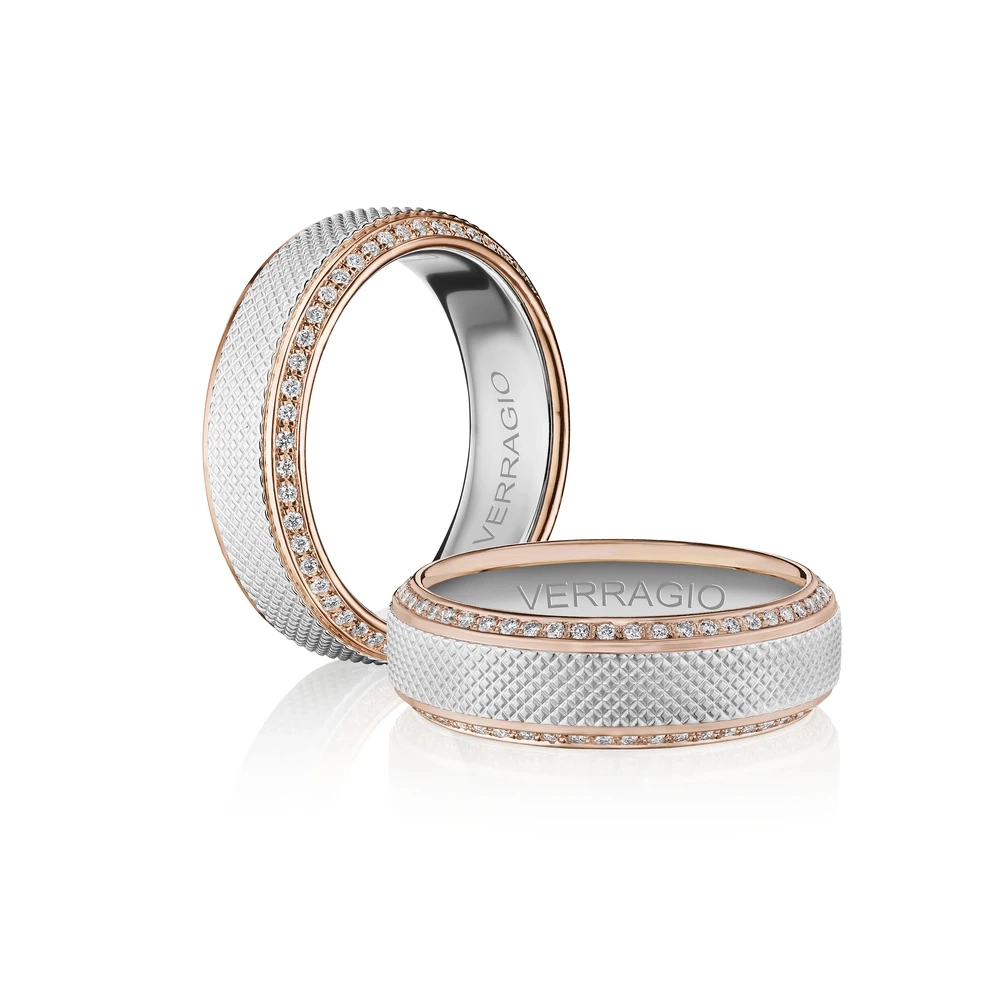 VWD-7917-14K Two Tone - White/Rose Gold
