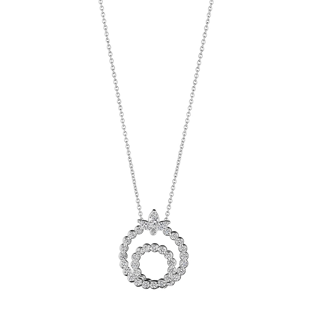 Hera Spiral Diamond Pendant