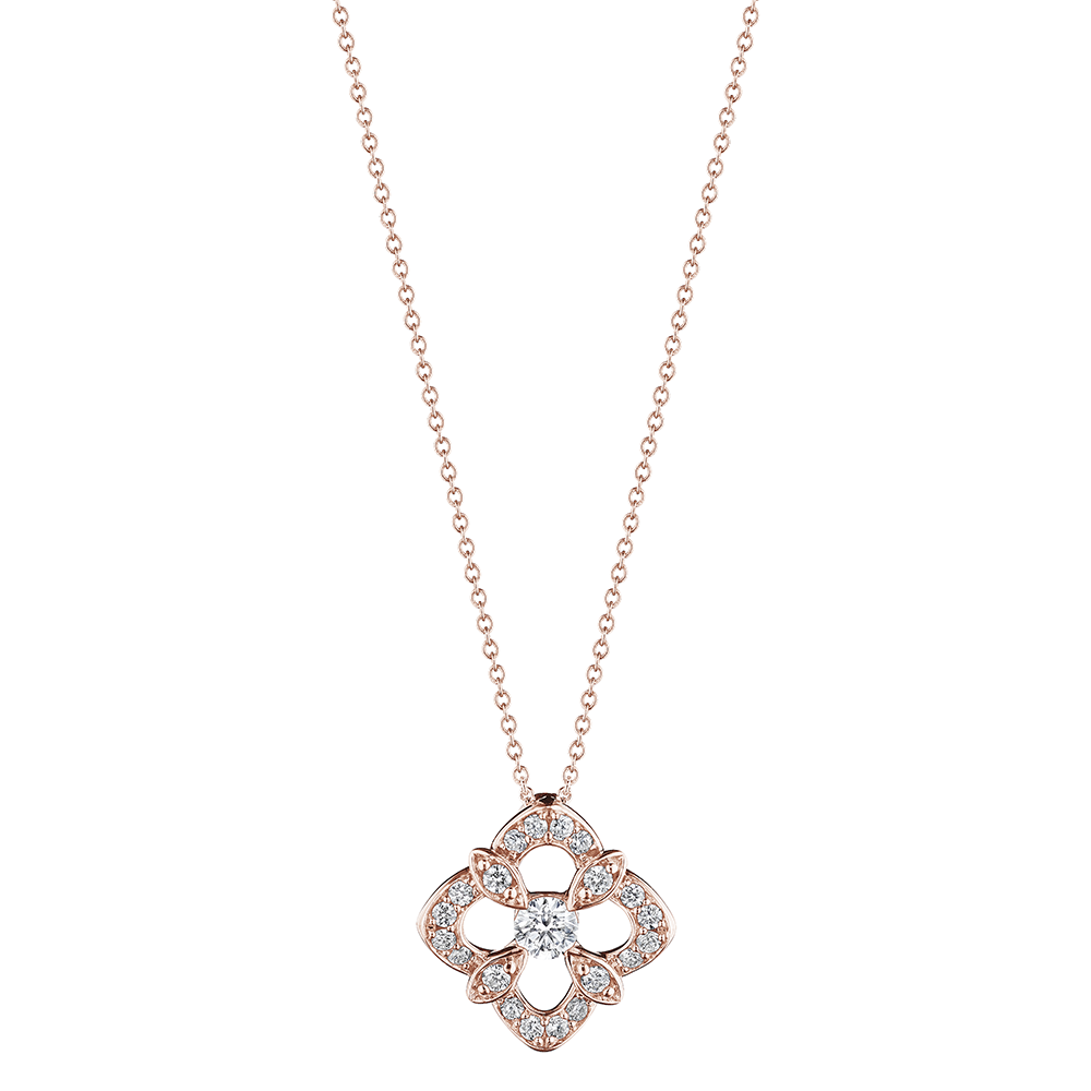 Medium Fiore Diamond Pendant