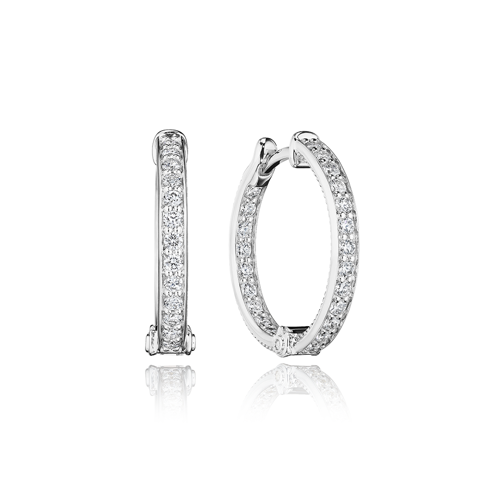 22mm Felicity Diamond Hoop