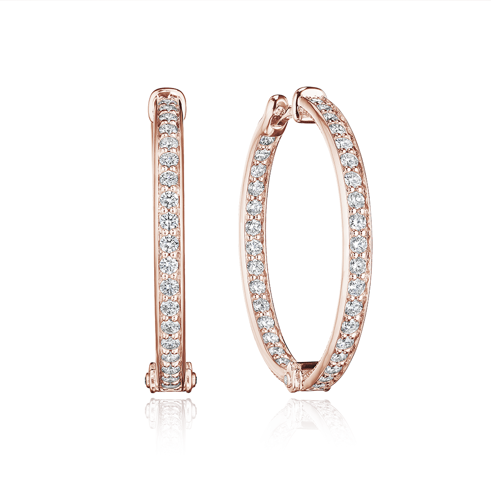 30mm Felicity Diamond Hoop