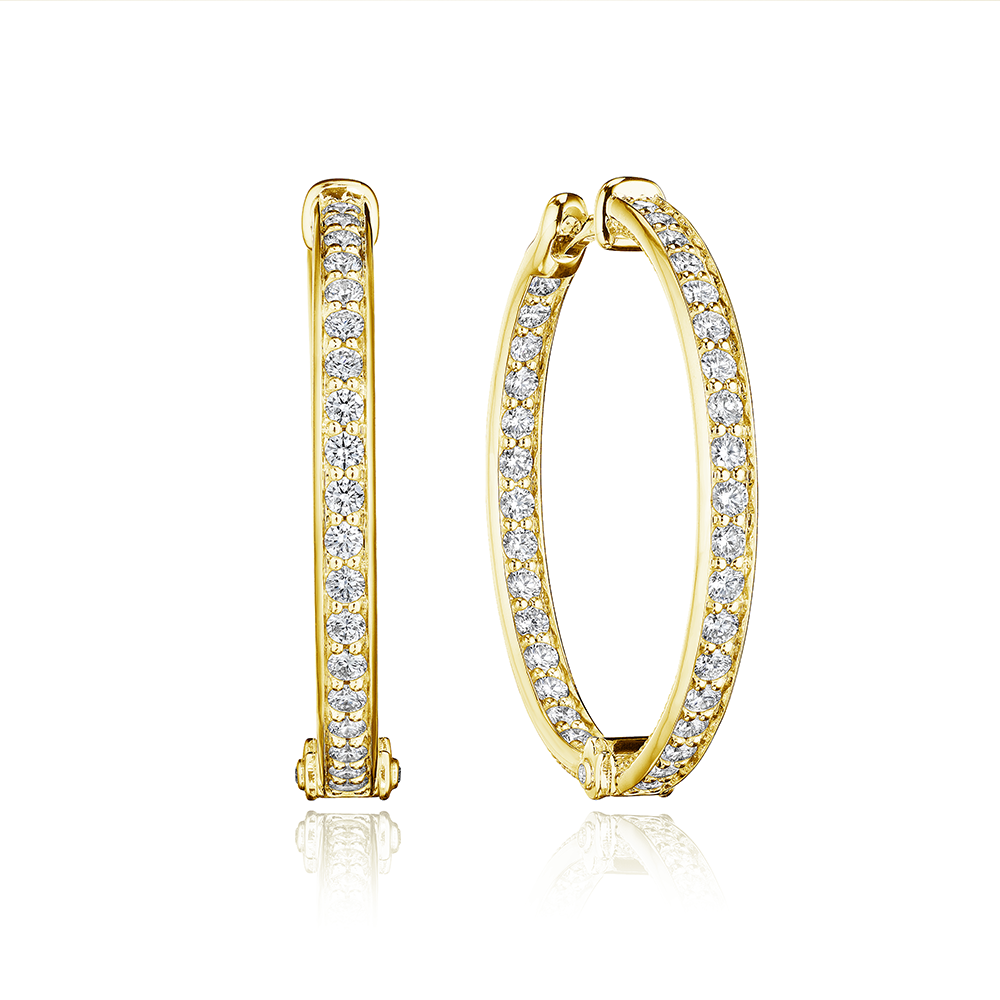 30mm Felicity Diamond Hoop
