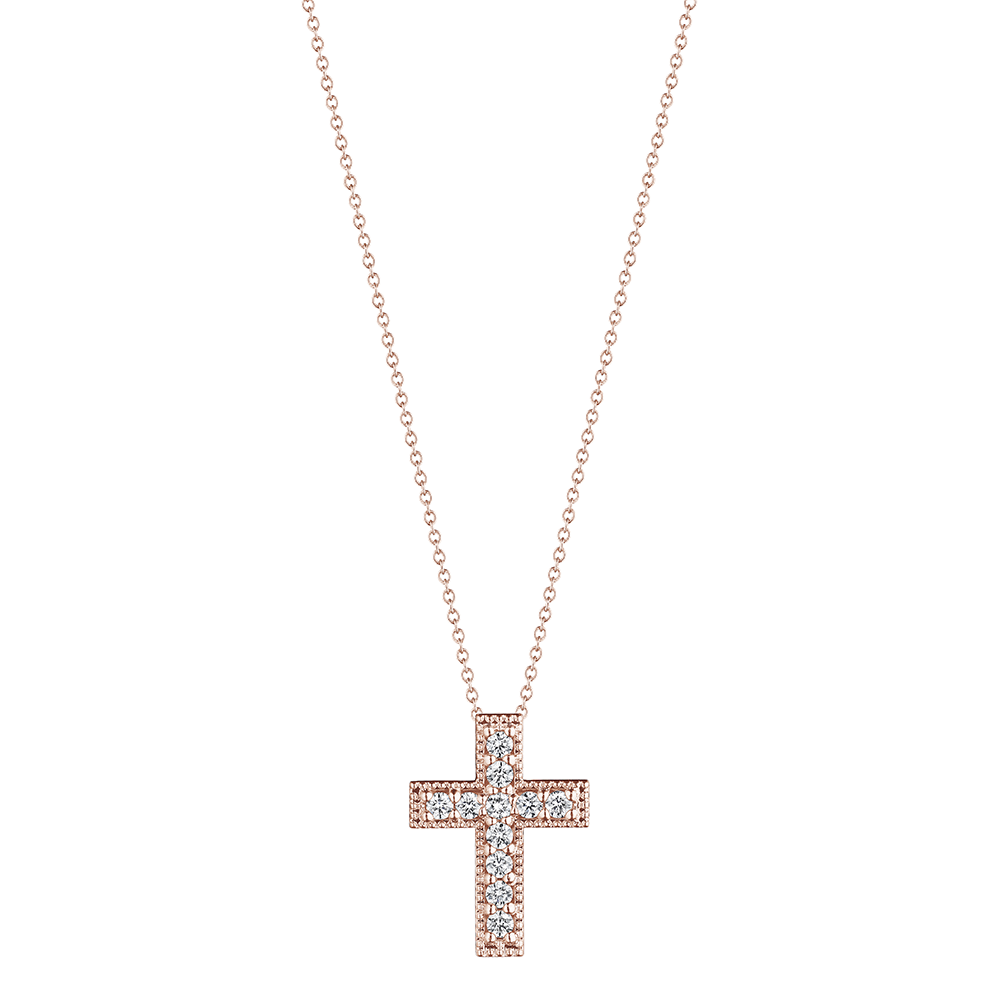 Medium Diamond Box Cross