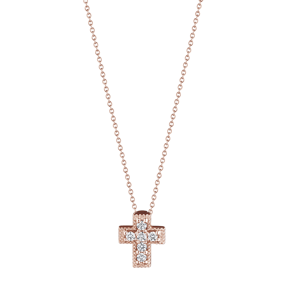 Small Diamond Box Cross