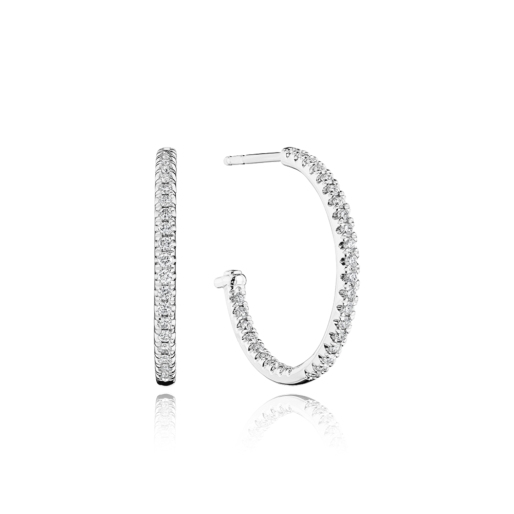 22mm Whimsy Diamond Hoop
