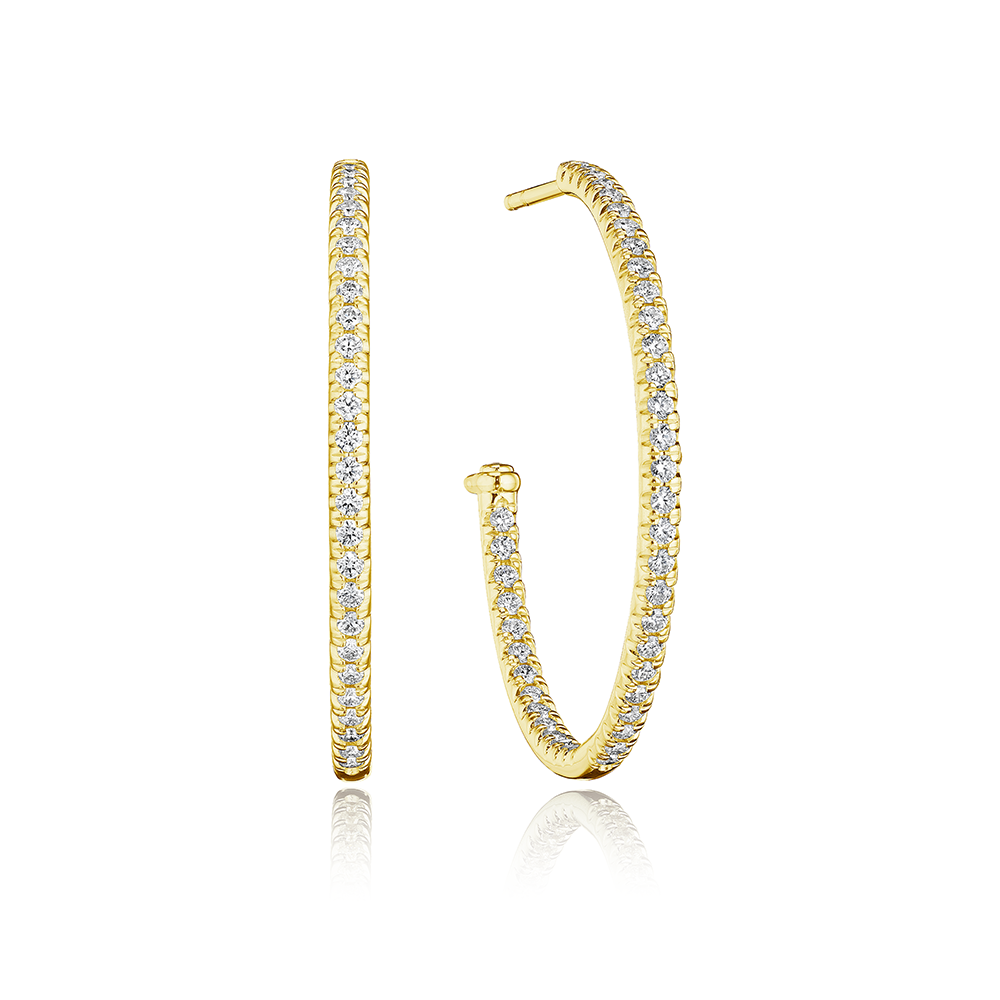 30mm Whimsy Diamond Hoop