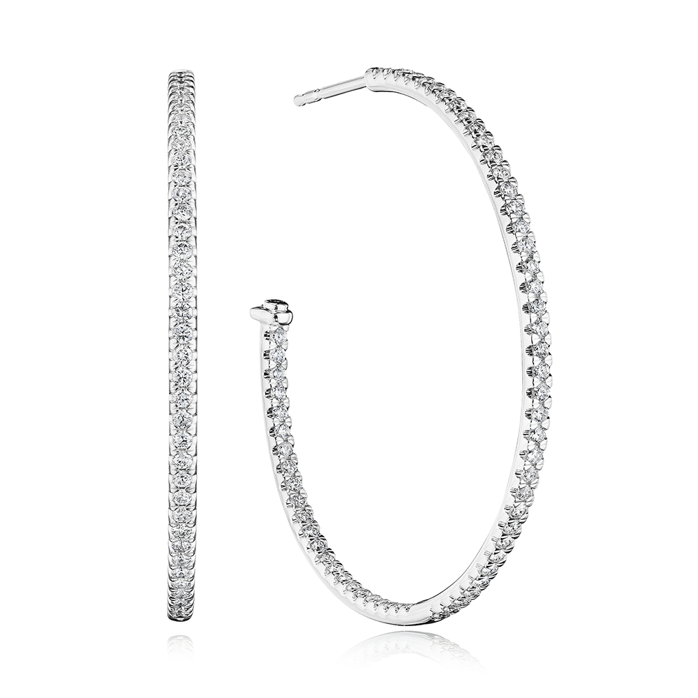 40mm Whimsy Diamond Hoop