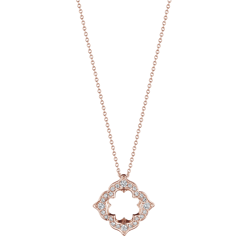 Victorian Open Diamond Pendant