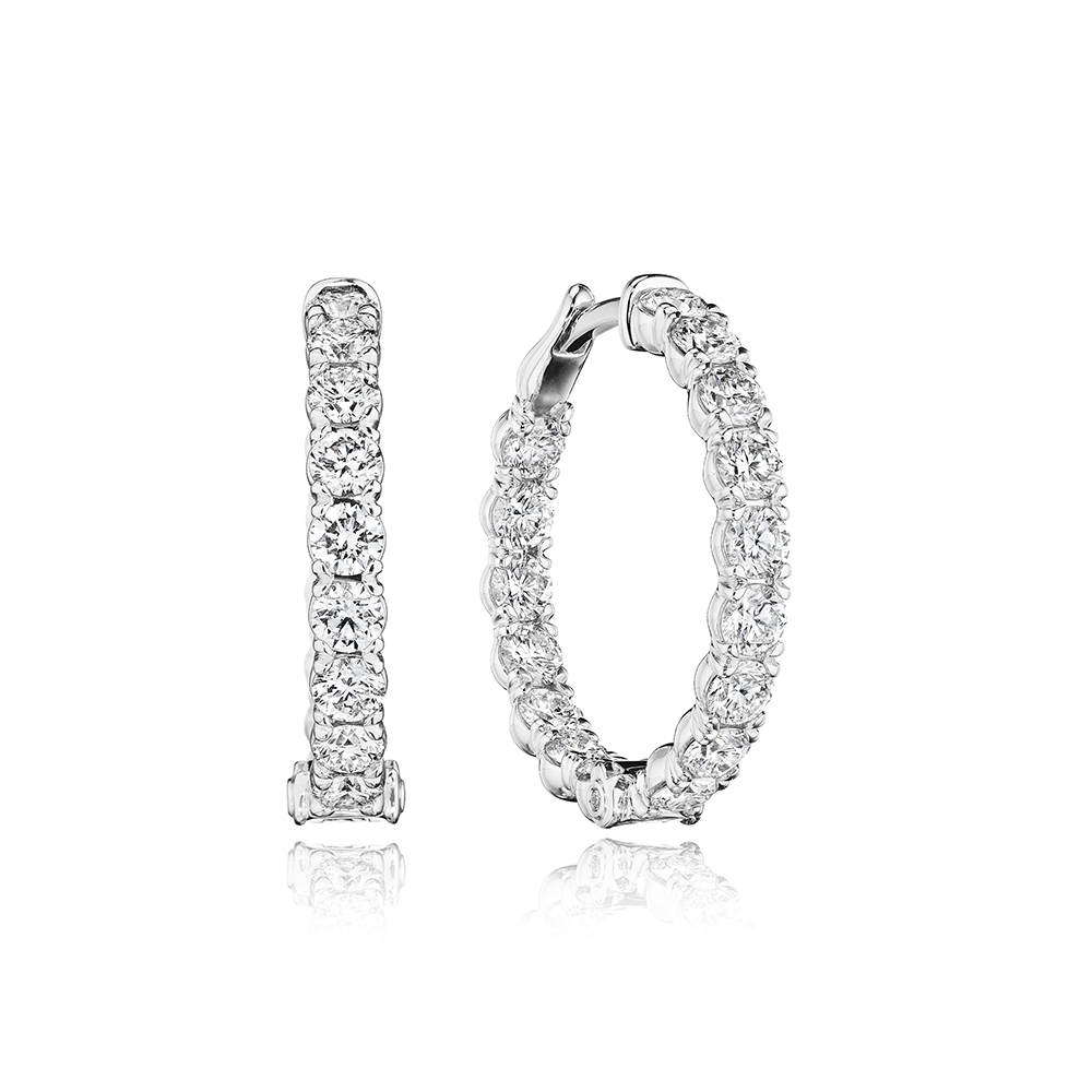 25mm Audacity Diamond Hoop