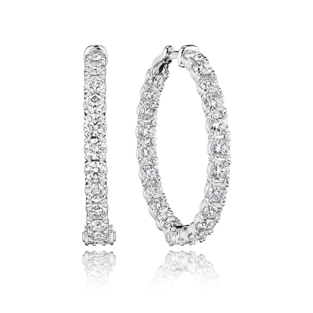 30mm Audacity Diamond Hoop