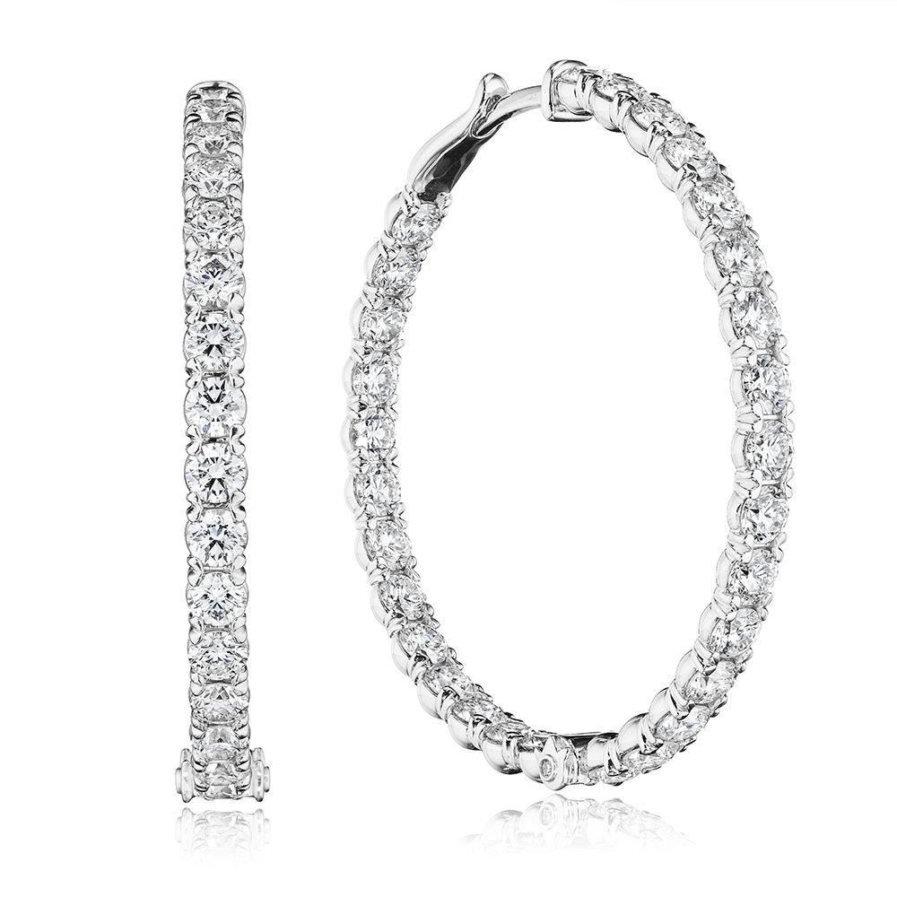 40mm Audacity Diamond Hoop