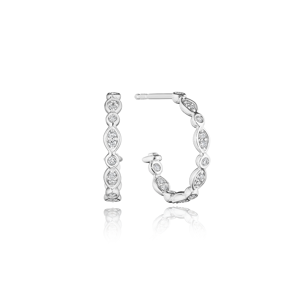 18mm Nobility Diamond Hoop