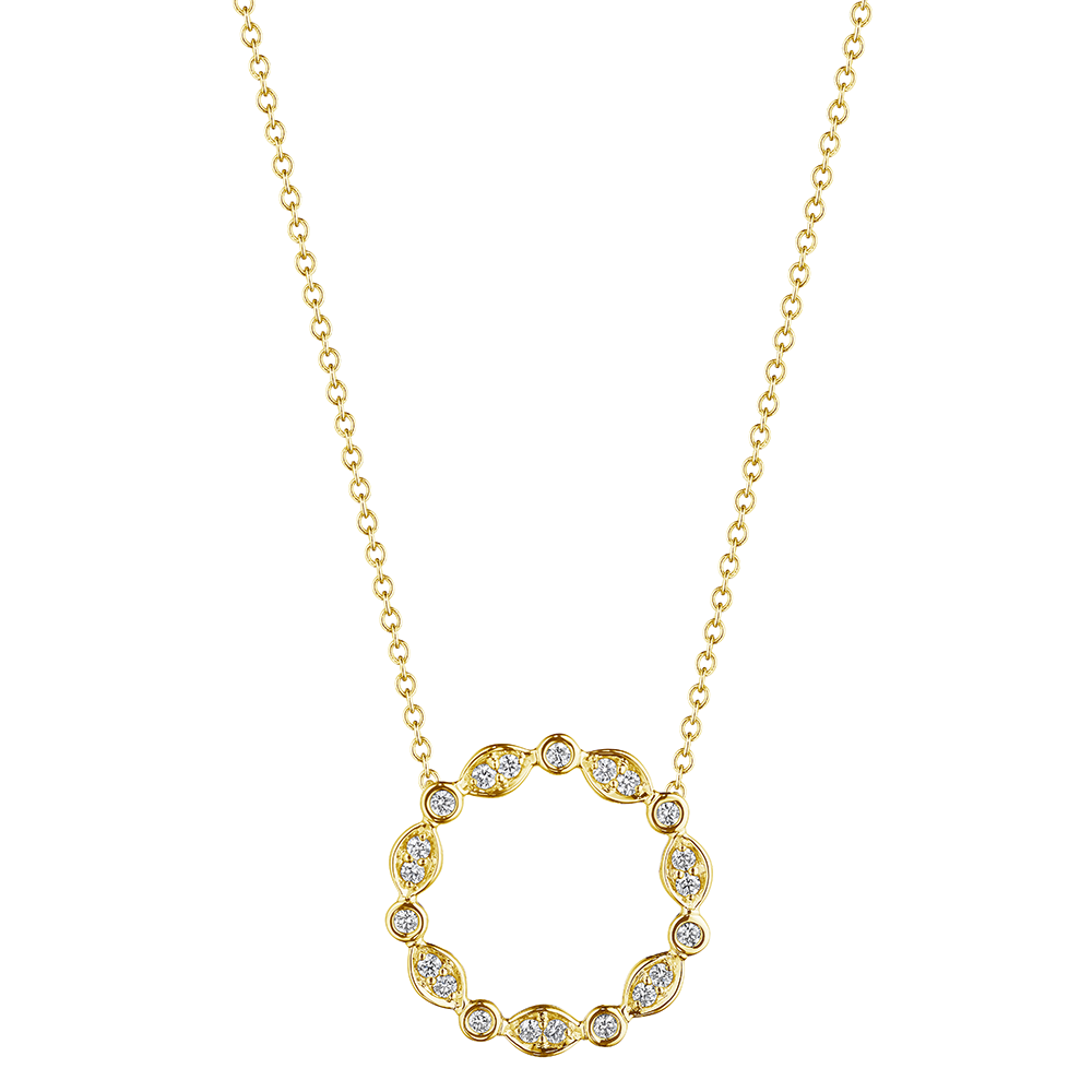 Nobility Diamond Circle Pendant