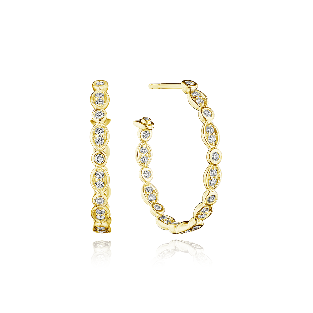 25mm Nobility Diamond Hoop