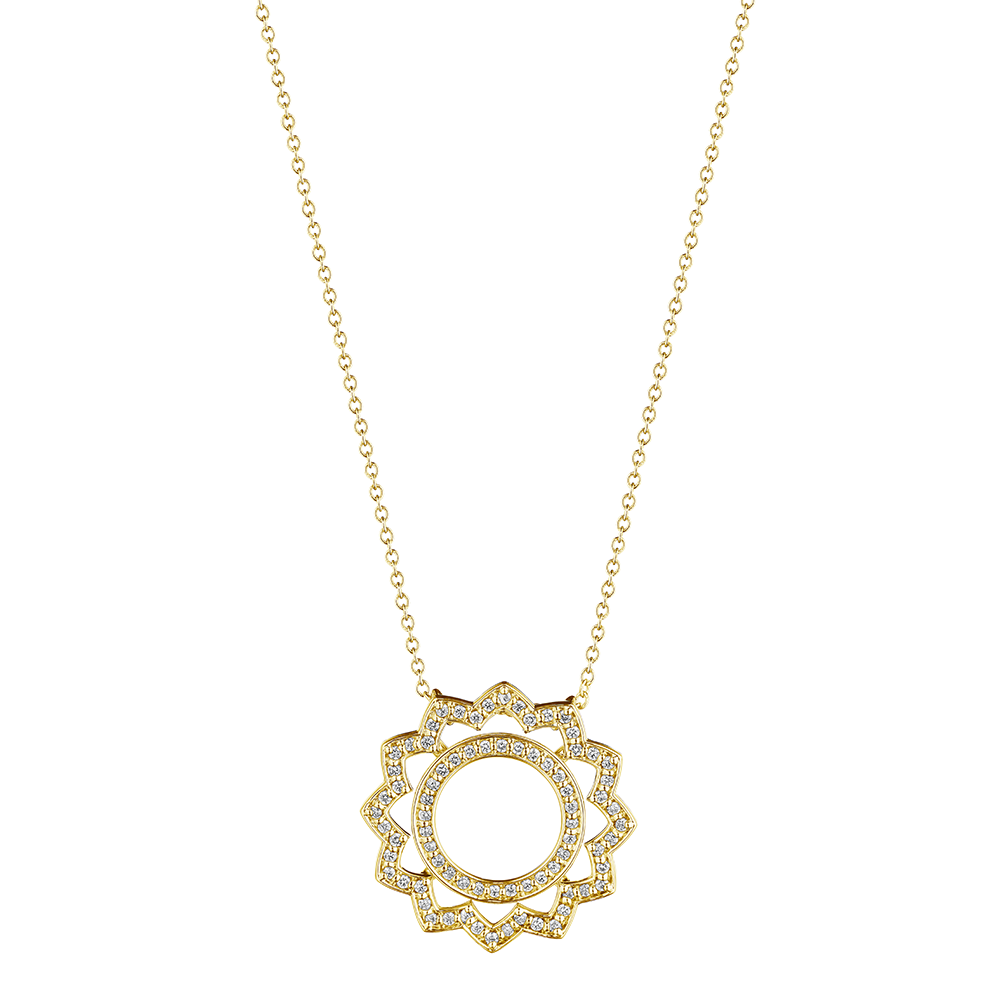 Belle Diamond Circle Pendant