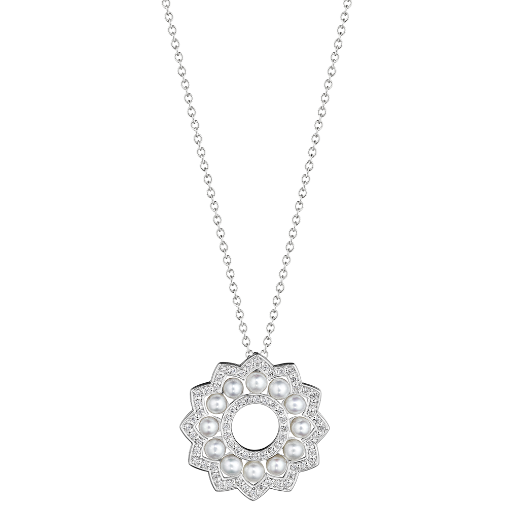 Belle Pearl & Diamond Pendant
