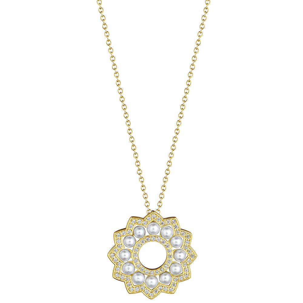Belle Pearl & Diamond Pendant