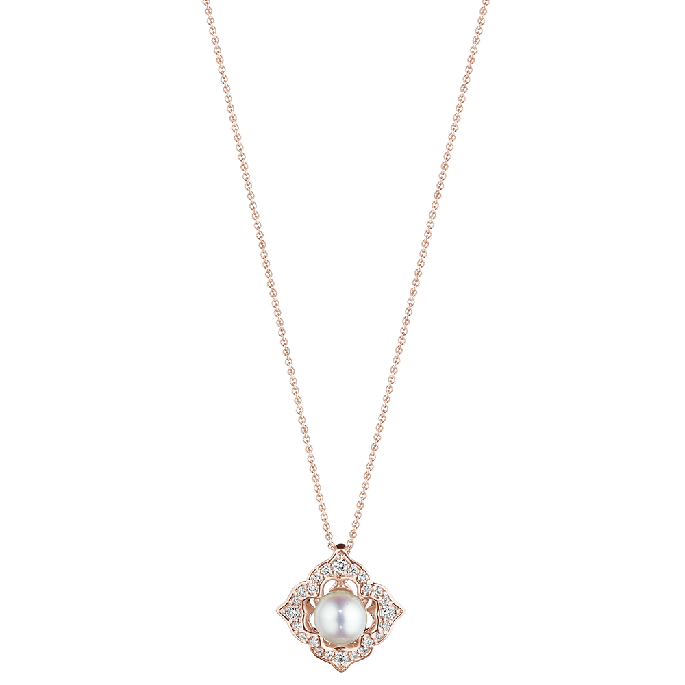 Victorian Diamond & Pearl Pendant