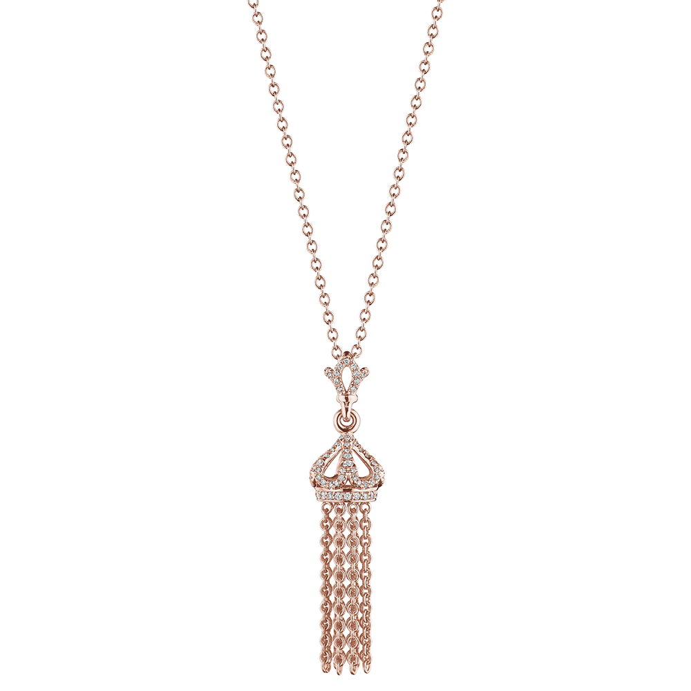 Small Diamond Tassel Pendant