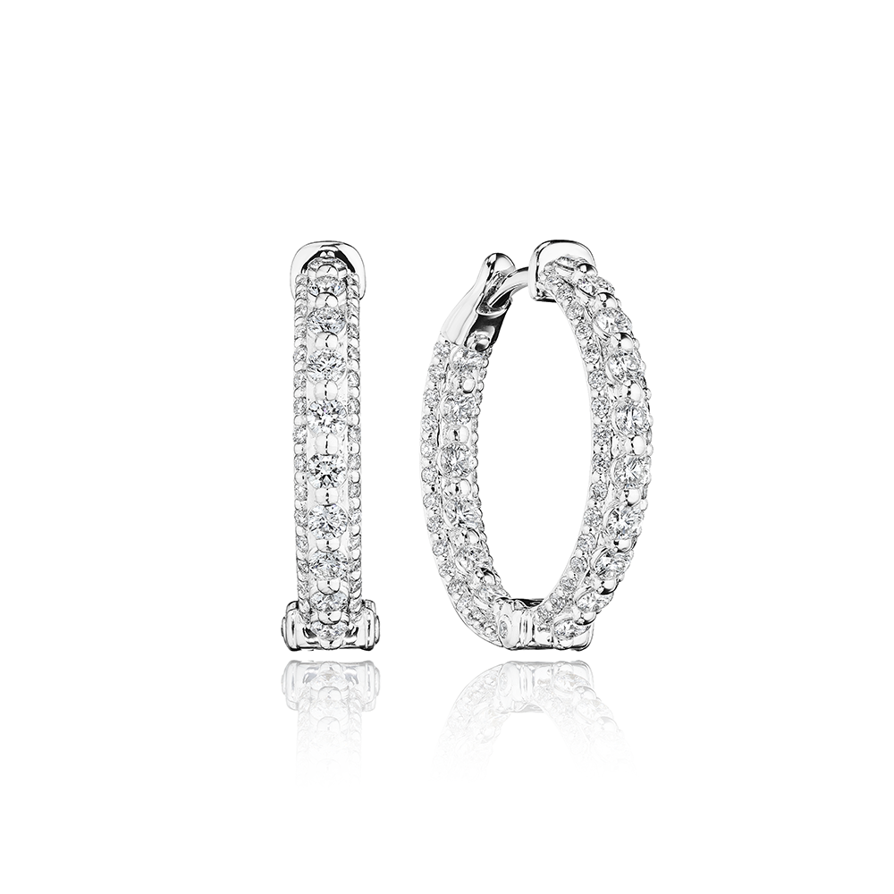 22mm Royalty Diamond Hoop