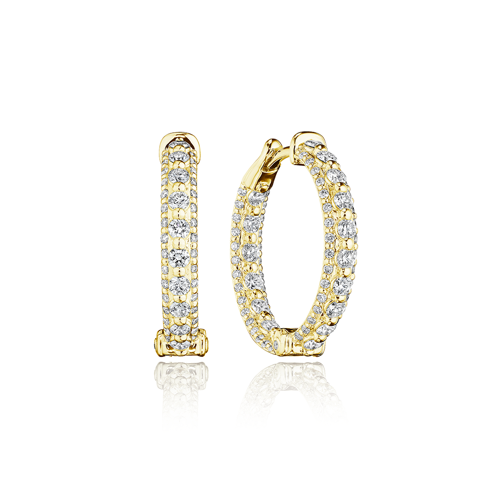 22mm Royalty Diamond Hoop